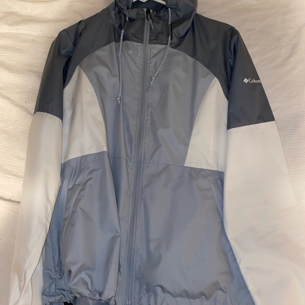 Grey Columbia jacket from dicks sporting goods
